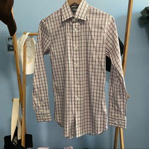 Bonobos Burgundy Dress Shirt 15 x 34